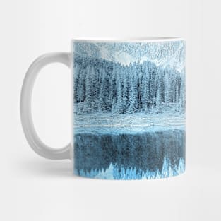 Pine Trees over the Lake Mug